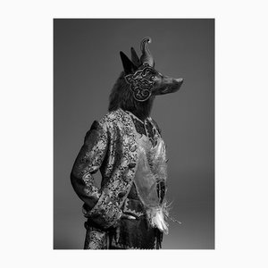 Beatriz Moreno, Black Wolf, Photo, Framed