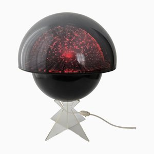 Space Age Galaxy Fiber Optic Tischlampe aus Acryl, Kunststoff & Glas von Crestworth, 1970er