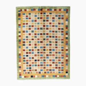Tapis Gabbeh Nomad Fait Main à Carreaux Colorés