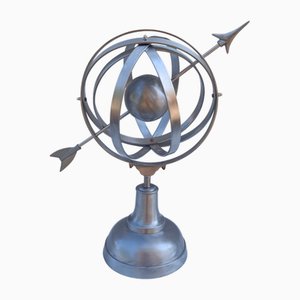 Armillarsphäre aus Metall, 1960er