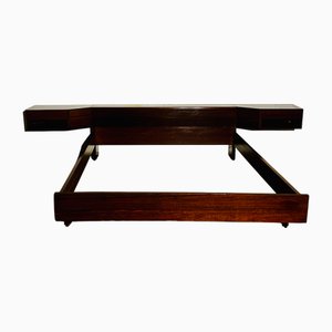 Doppelbett aus Palisander, 1960er