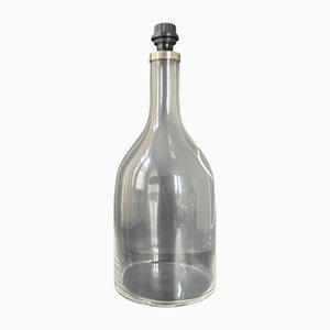 Vintage Bottle-Shaped Table Lamp in Glass by Ingo Maurer for Design M, 1960s