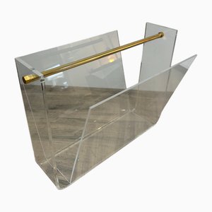 French Magazine Rack by David Lange for Roche Bobois, 1970s