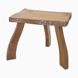 Vintage Brutalist Mini Tree Trunk Side Table