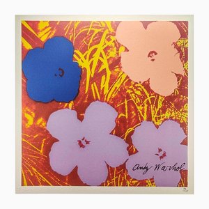 Dopo Andy Warhol, Flowers, Litografia, anni '80