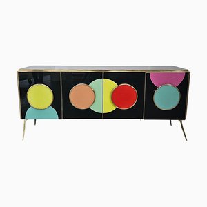 Backlit Four-Door Sideboard, 1980s