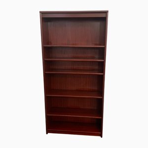 Bücherregal aus Mahagoni mit verstellbaren Regalen, 1970er
