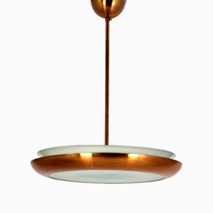 Bauhaus UFO Pendant Lamp by Josef Hurka for Napako, 1930s
