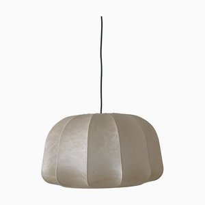 Moderne Mid-Century Cocoon Hängelampe von Goldkant Leuchten, Deutschland, 1960er
