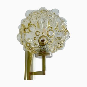 Vintage Wandleuchte aus Glas von Limburg