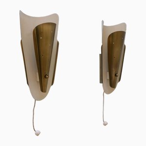 Appliques Modernes Mid-Century, Allemagne, 1950s, Set de 2