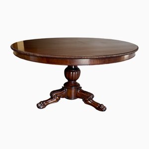 Table de Salle à Manger Victorienne Antique en Acajou, 1870