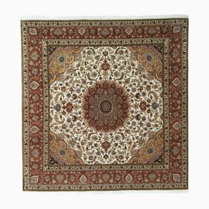 Handgeknüpfter Tabriz Teppich mit Seidenanteil