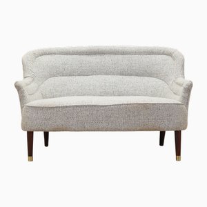 Italienisches Sofa in Weiß Melange, 1960er