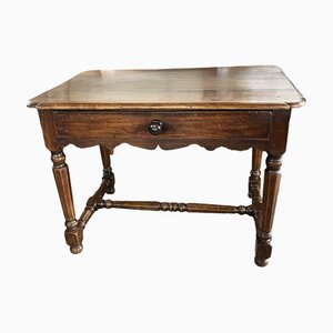 Antique French Walnut Side Table