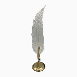 Lámpara de mesa de cristal de Murano, 1970