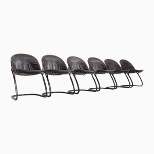 Pascale Dining Chairs by Gastone Rinaldi for Thema, 1970s, Set of 6