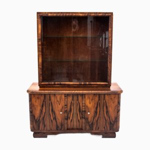Art Deco Display Cabinet, Poland, 1940s