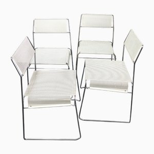 Vintage Metal Chairs, 1970s, Set of 4