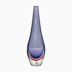 Sommerso Vase by Flavio Poli for Seguso Vetri d'Arte, 1960s