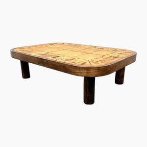 Herbiers Rectangular Coffee Table by Roger Capron, 1960s