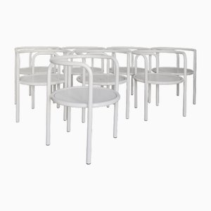 Vintage Italian Chairs by Gae Aulenti for Poltronova, 1960s, Set of 8