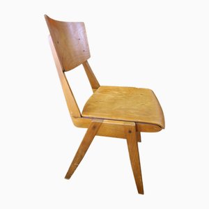 Chaise Mid-Century en Hêtre