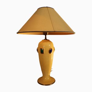 Small French Lamp from Longwy