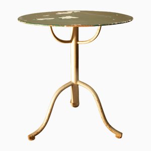 Petite Table de Jardin Verte, 1950s