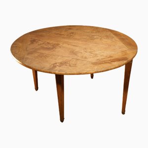 Table Demi-Lune en Chêne, 19ème Siècle