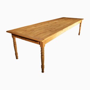 Großer antiker Tisch aus Tannenholz