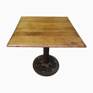Table de Bistrot Vintage en Hêtre
