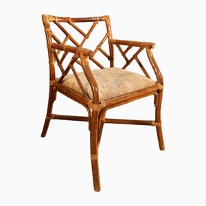 Chippendale Style Bamboo Armchair