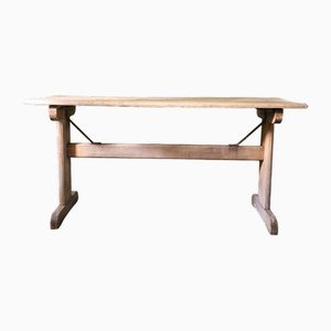 Antique Oak Console Table, Late 19th Century