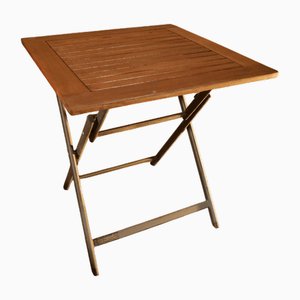 Mesa de jardín plegable vintage