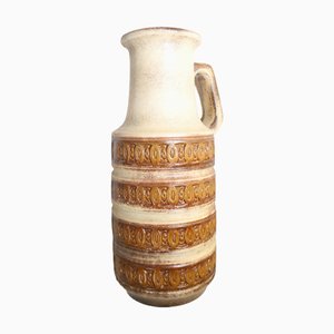 Vase avec Poignée de Scheurich, Allemagne de l'Ouest, Milieu du XXe Siècle