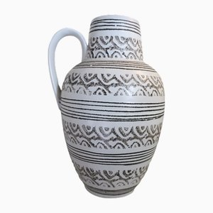 Mid-Century Vase in Weiß, Westdeutschland