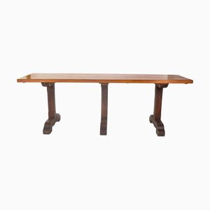 Walnut Refectory Table, Italy, 1900s