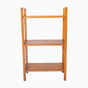 Mueble de madera con tres estantes, años 60