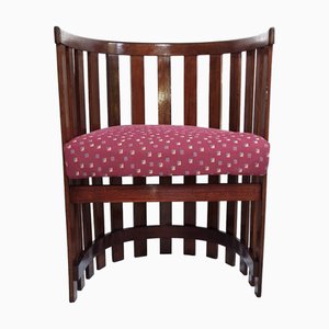 Barrel Chair by Wlihelm Schmidt for Prague Rudniker, 1903