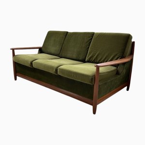 Scandinavian Teak Bench, 1950s