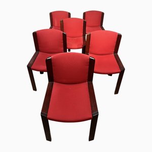 Model Chairs 300 by Joe Colombo for Pozzi, 1970s, Set of 6