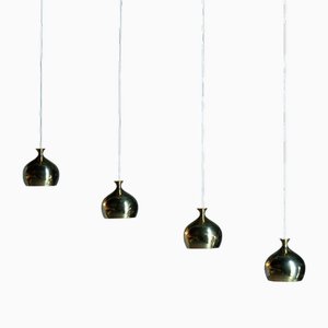 Brass Pendant Lamp by Hans Agne Jakobsson for Markaryd, 1960s