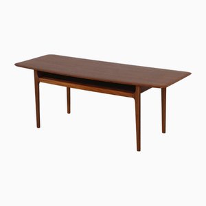 Mesa de centro escandinava de teca, años 60