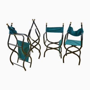 Vintage Metal Directors Chairs