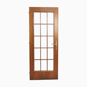 Porte Vintage en Bois et Verre
