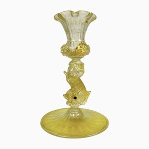 Vintage Kerzenständer aus Muranoglas von Barovier & Toso