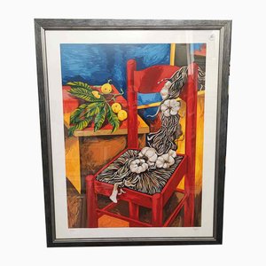 Coppiri, Lithographie, Gerahmt