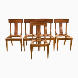Antike Directoire Stühle, 5 . Set