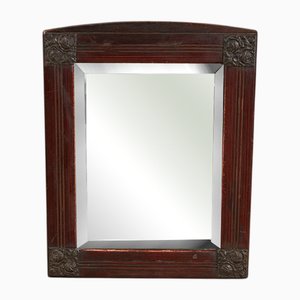 Vintage Wood Floor Mirror